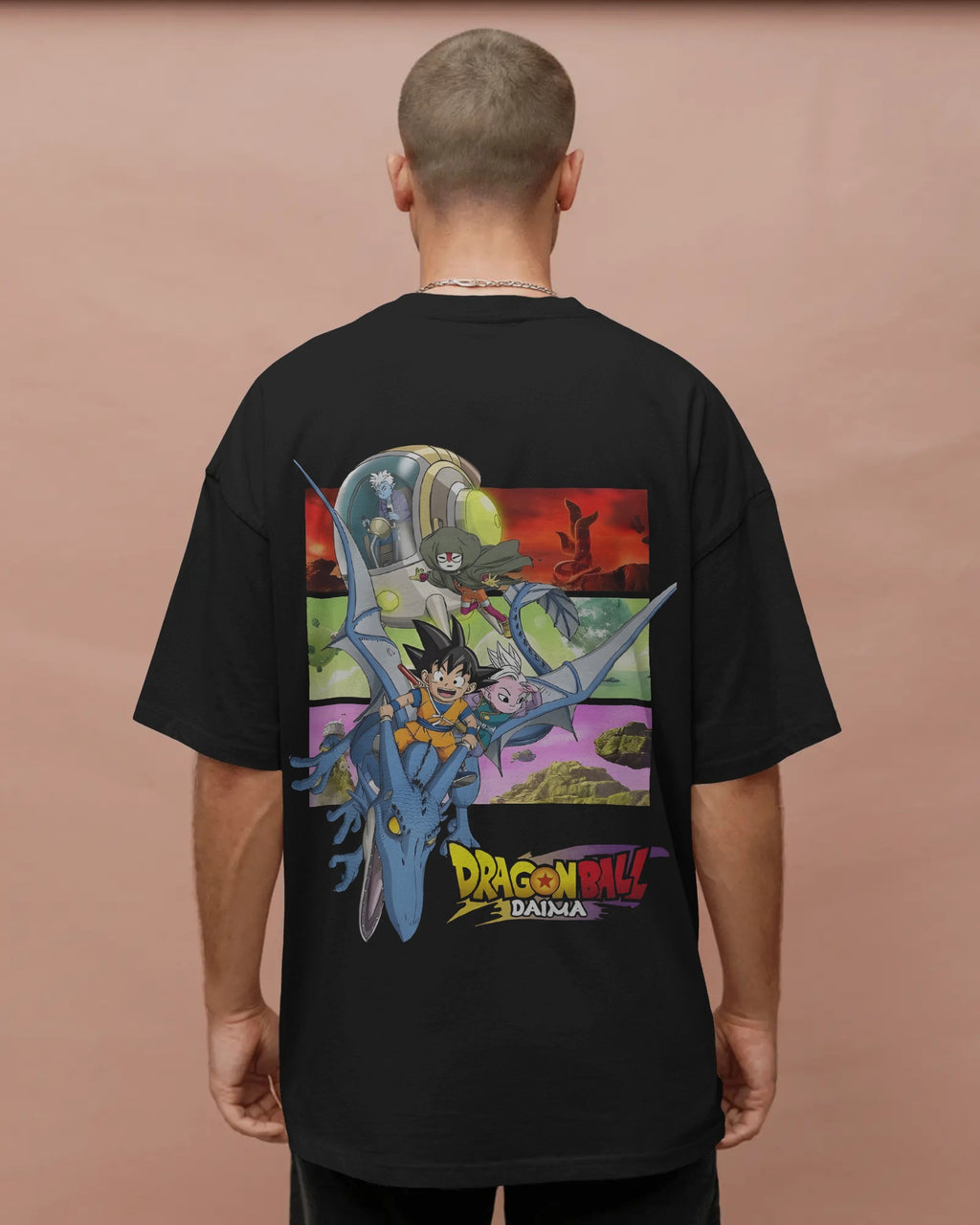 Dragon Ball Diama Unisex Oversized T-Shirt || 260 GSM