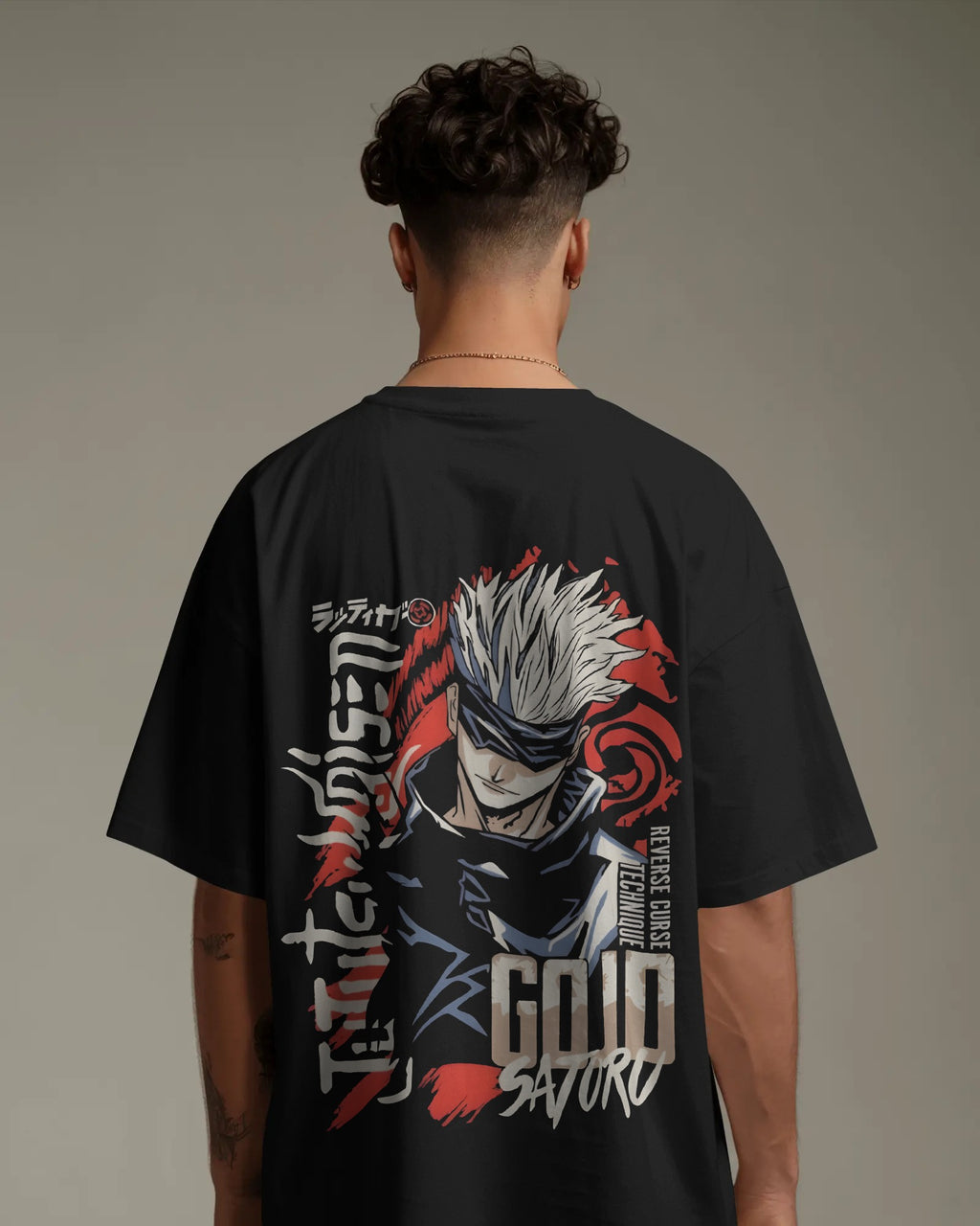 Satoru Gojo Unisex Oversized T-Shirt || 260 GSM