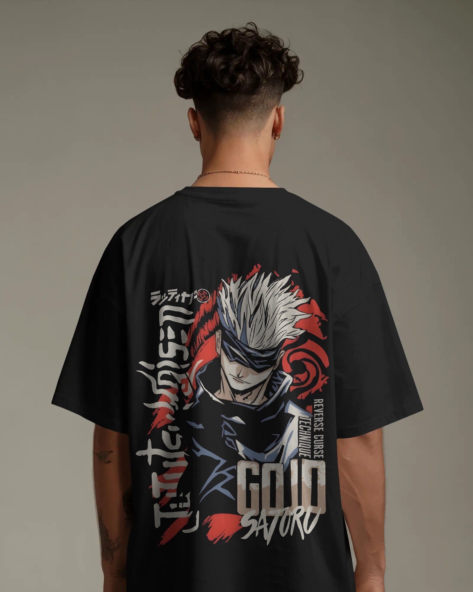 Satoru Gojo Unisex Oversized T-Shirt || 260 GSM