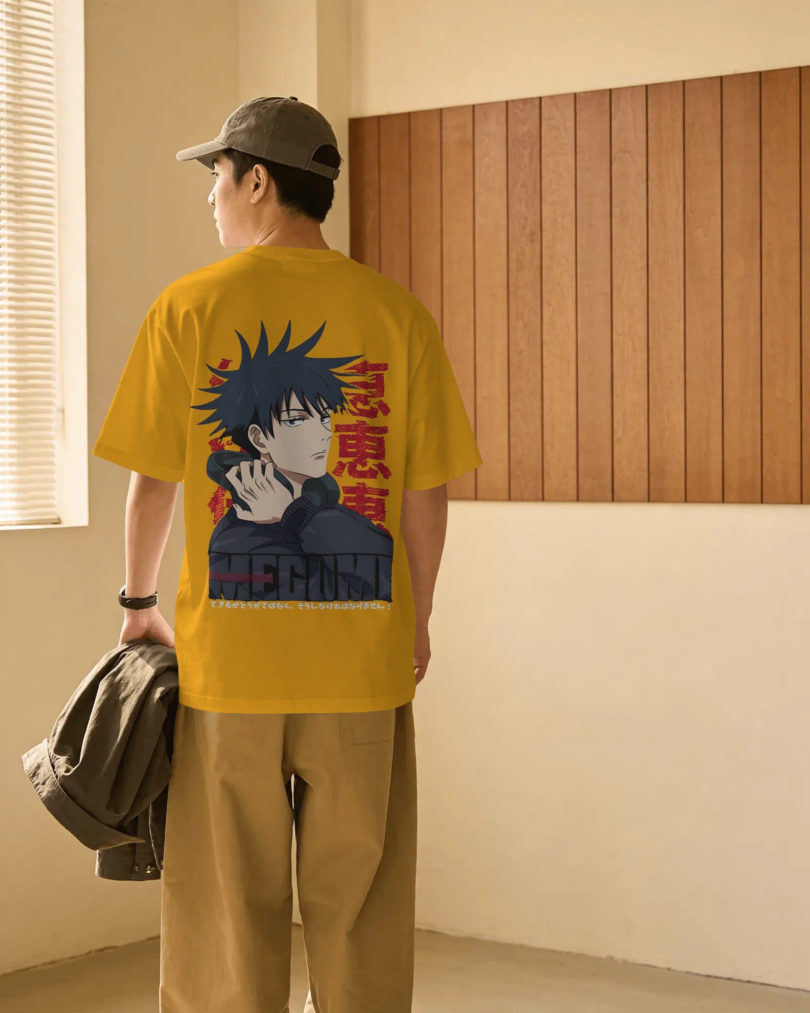 Megumi fushiguro Unisex Oversized T-Shirt || 260 GSM