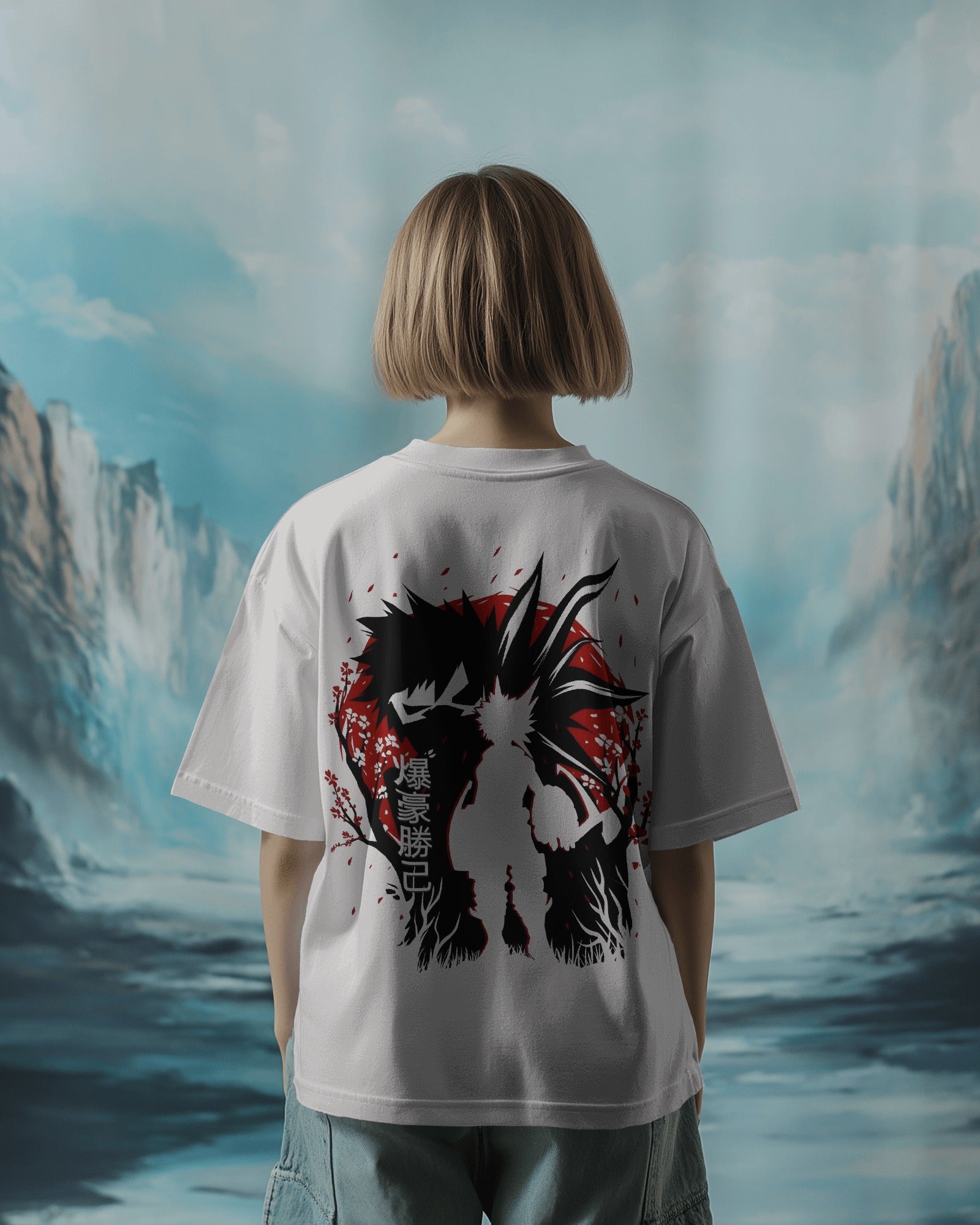 MHA Bakugo Unisex Oversized T-Shirt  || 260 GSM