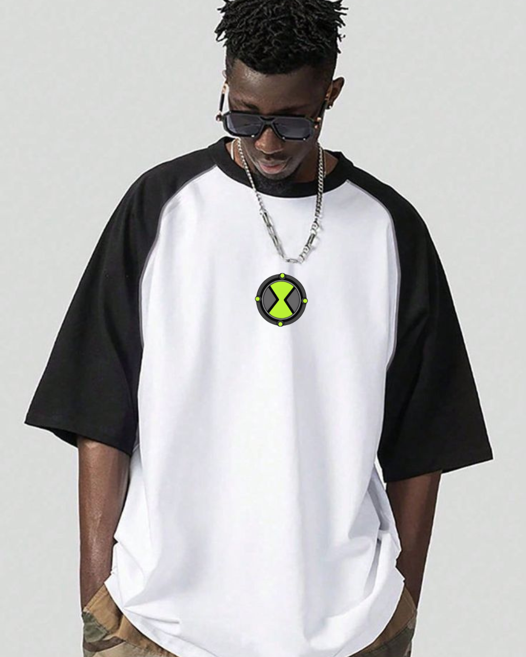 A Ben 10 Unisex Oversized Raglan