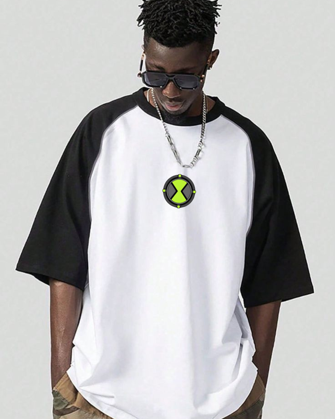 A Ben 10 Unisex Oversized Raglan