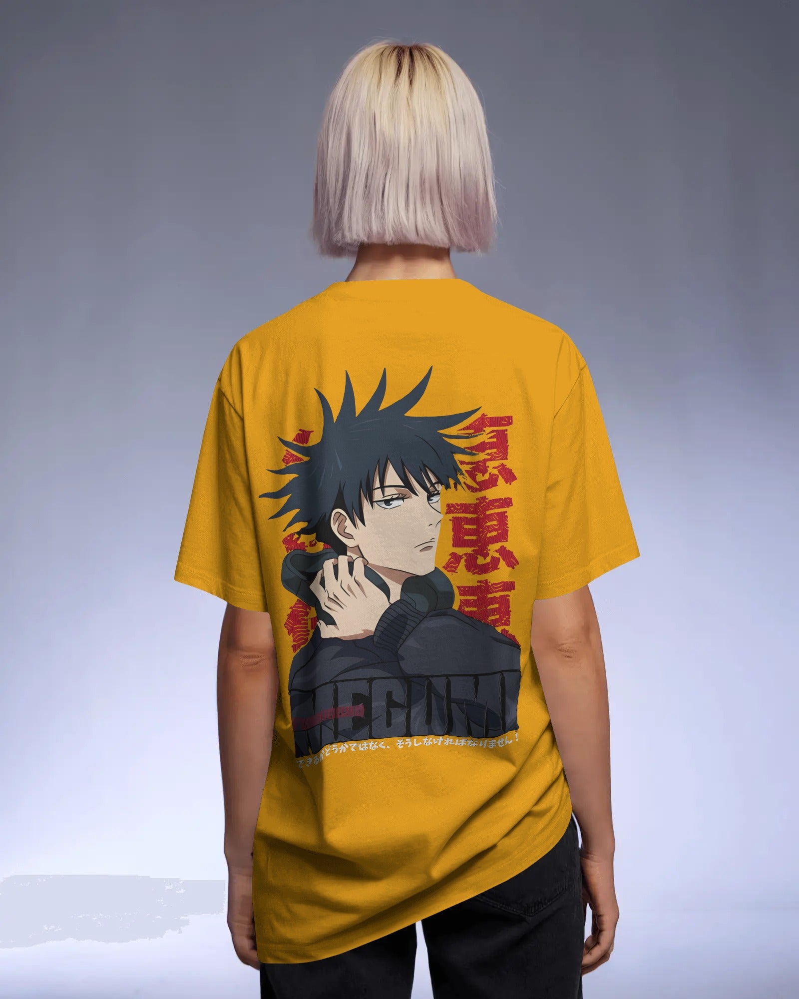 Megumi fushiguro Unisex Oversized T-Shirt || 260 GSM