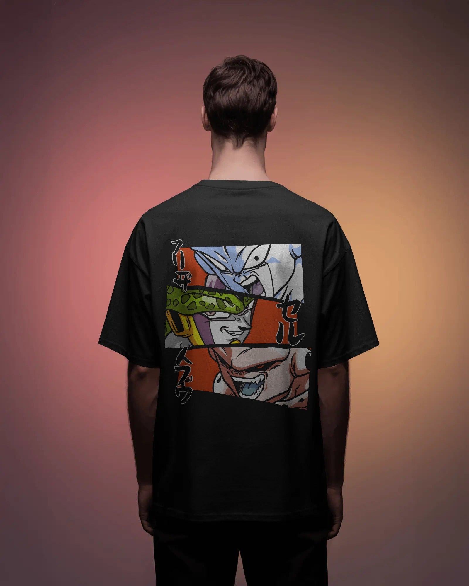 Three Main Vilains || Dradon Ball Z  Unisex Oversized T-Shirt || 260 GSM
