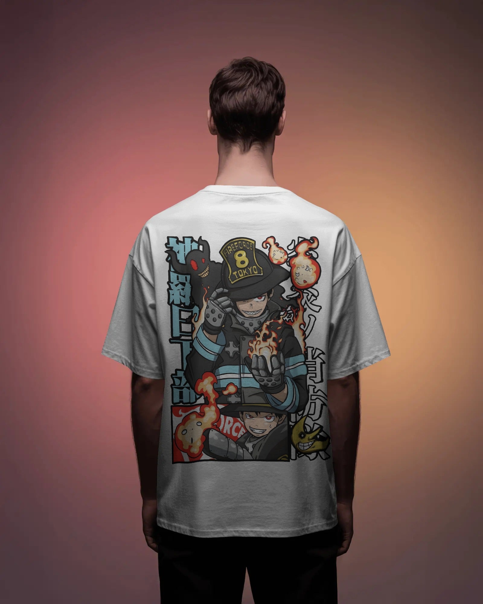 Fire Force Unisex Oversized T-Shirt  || 260 GSM