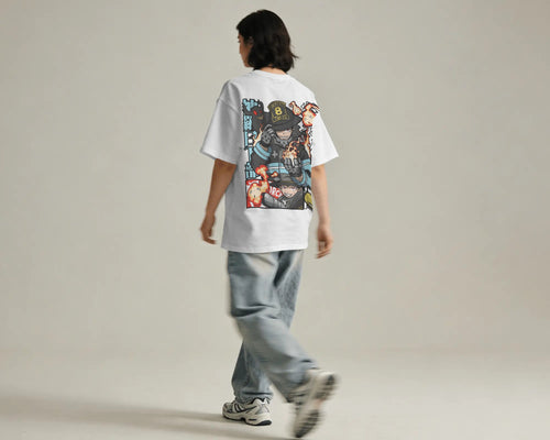 Fire Force Unisex Oversized T-Shirt  || 260 GSM