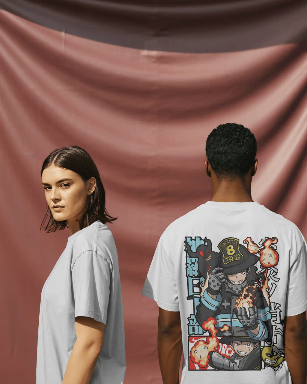 Fire Force Unisex Oversized T-Shirt  || 260 GSM