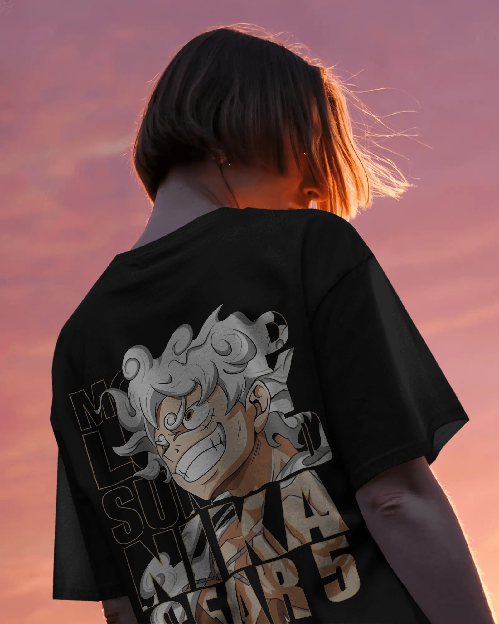 Luffy Gear 5 Unisex Oversized T-Shirt || 260 GSM
