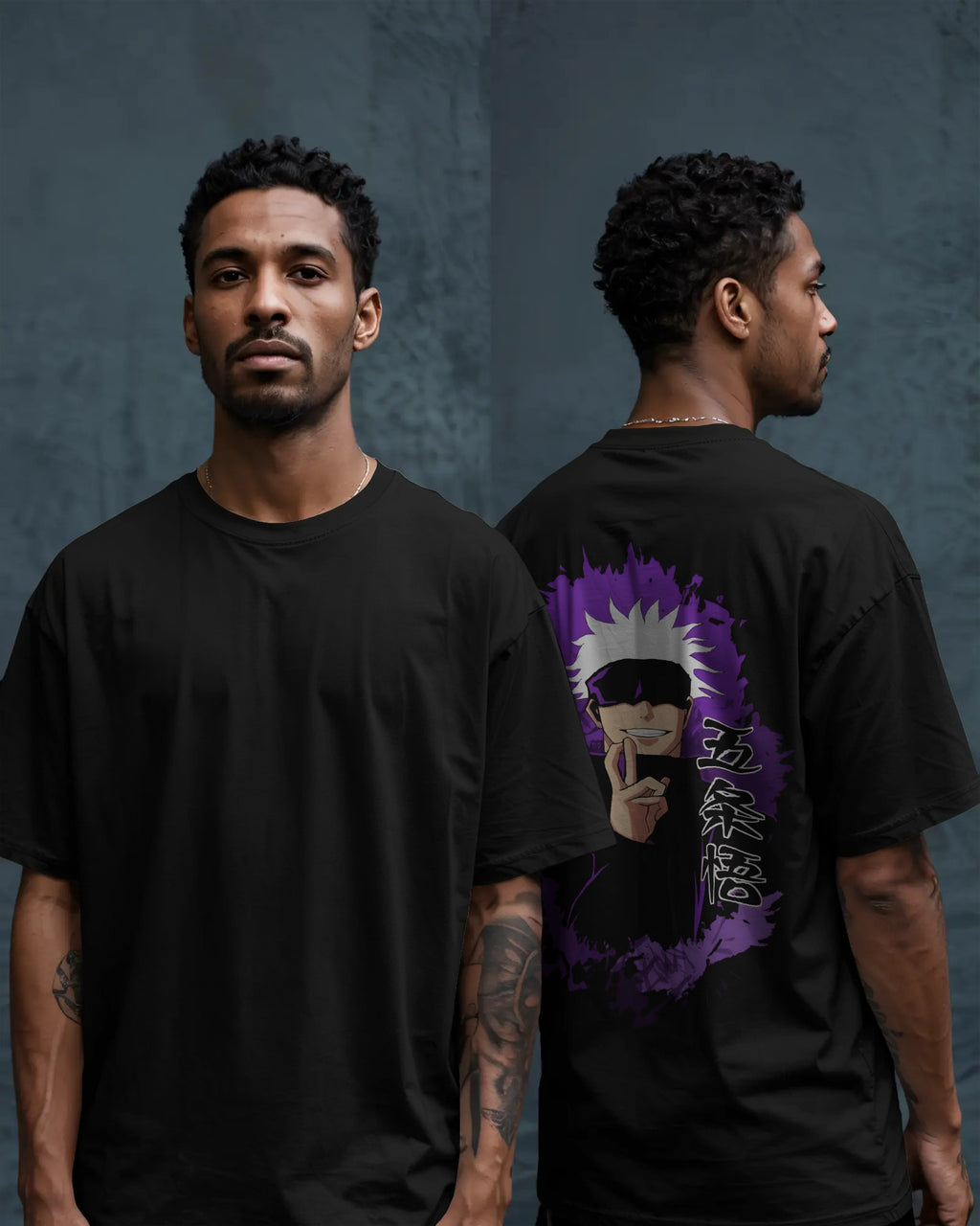 Hollow Purple Unisex Oversized T-Shirt || 260 GSM