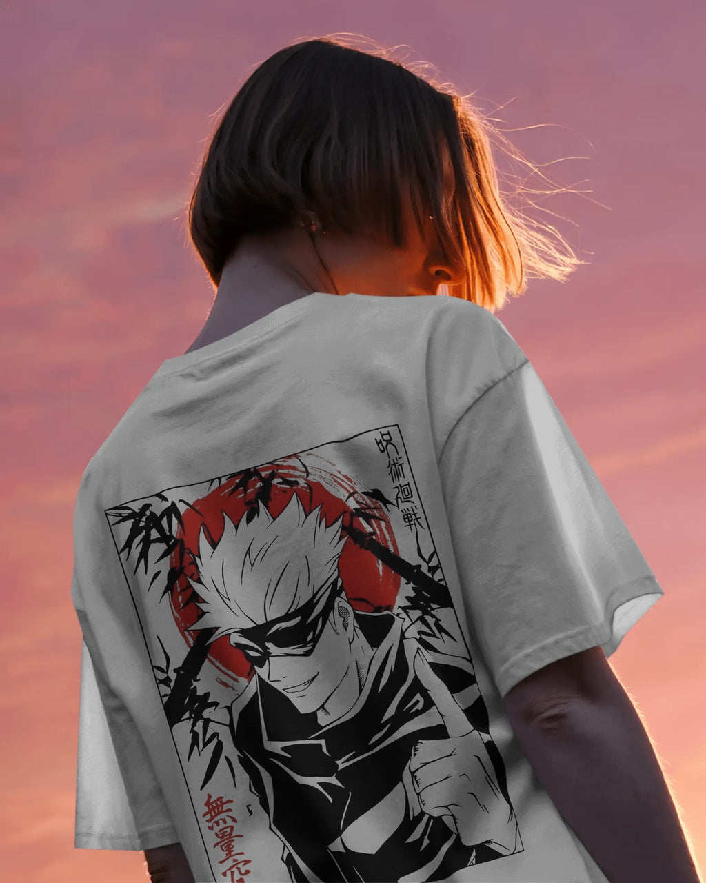 Satoru Gojo Unisex Oversized T-Shirt || 260 GSM