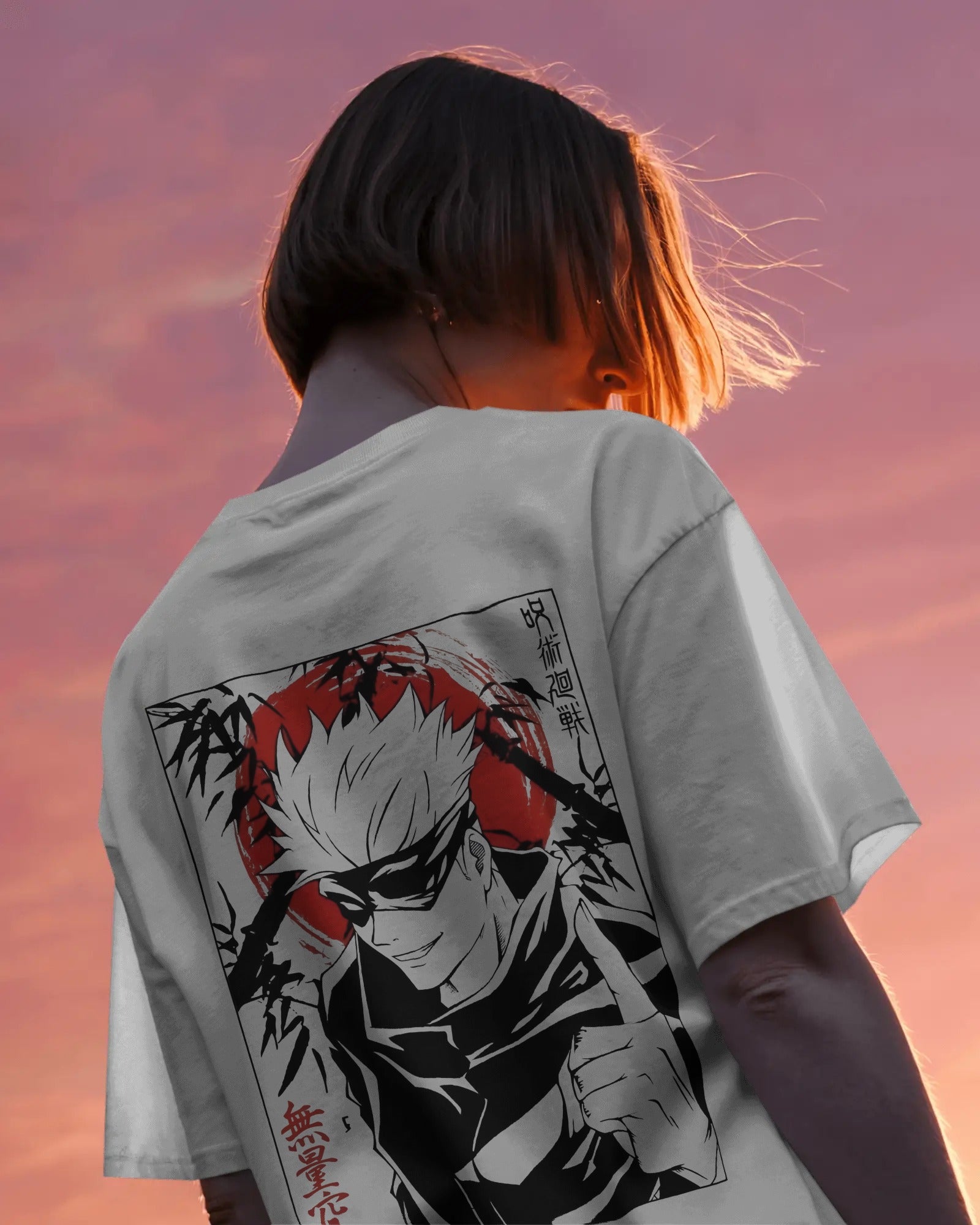 Satoru Gojo Unisex Oversized T-Shirt || 260 GSM