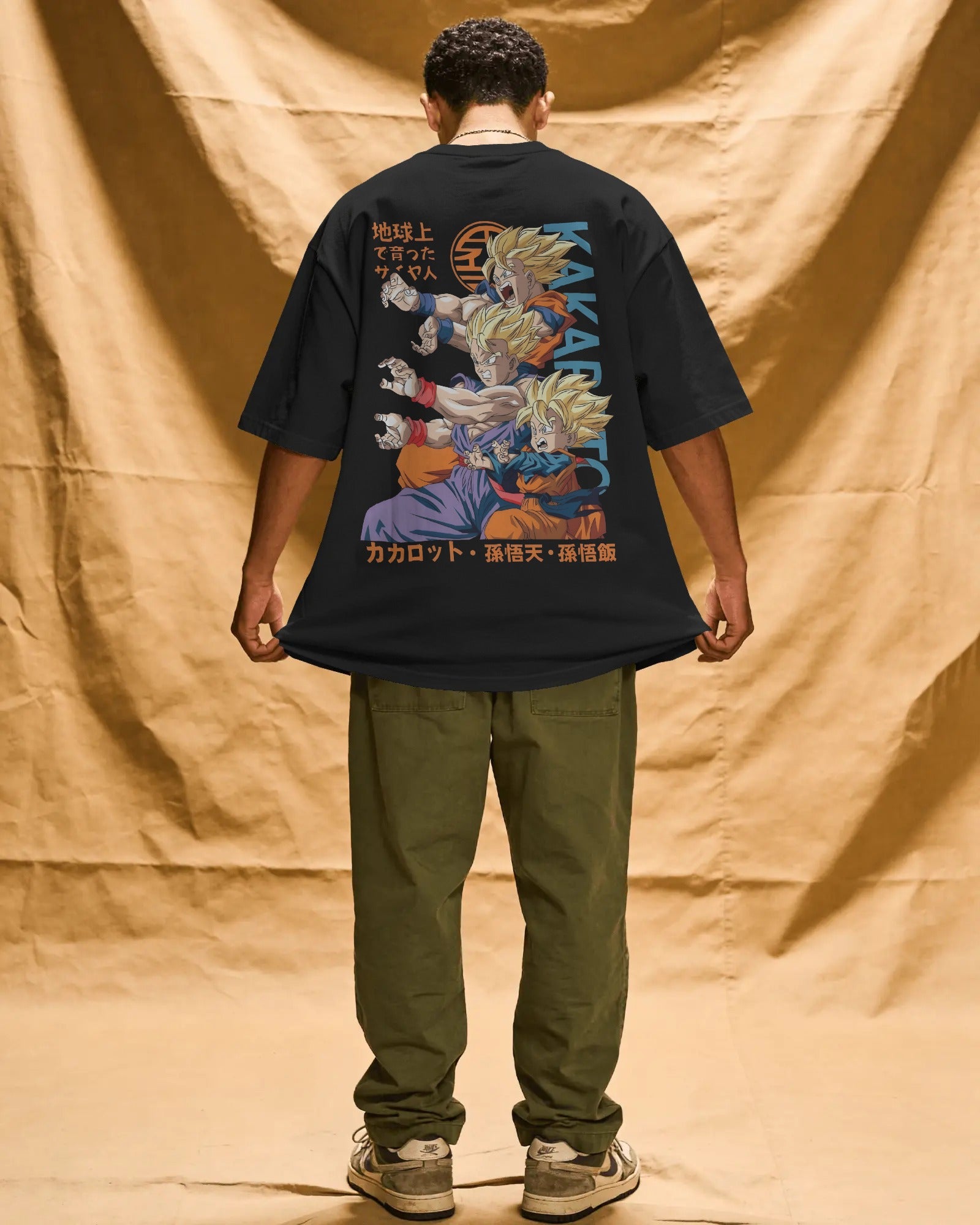 Goku X family || Dragon ball Unisex Oversized T-Shirt || 260 GSM