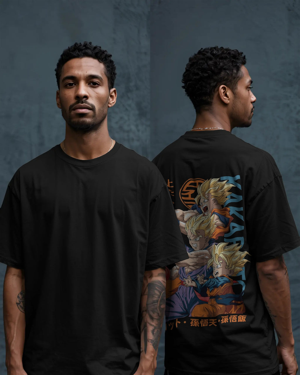 Goku X family || Dragon ball Unisex Oversized T-Shirt || 260 GSM