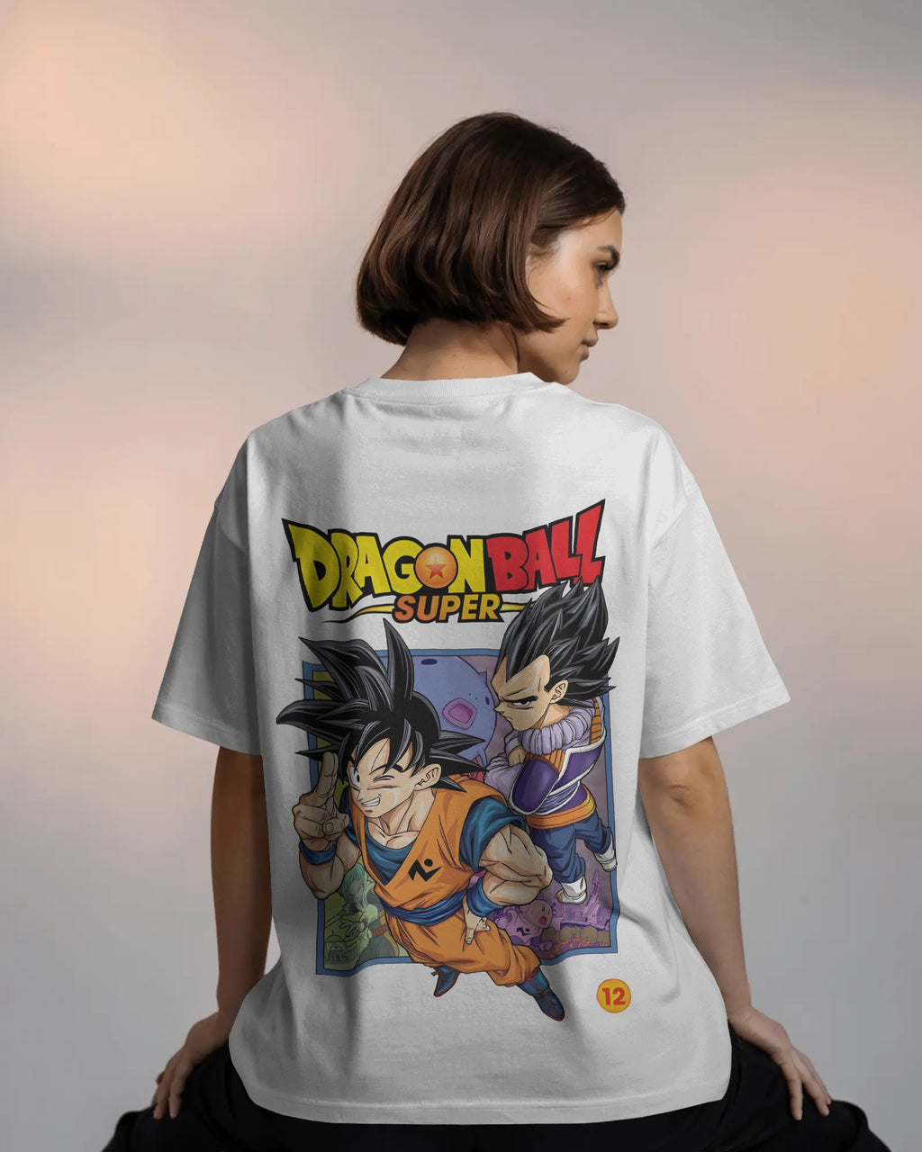 Goku X Vegeta  Unisex Oversized T-Shirt || 260 GSM