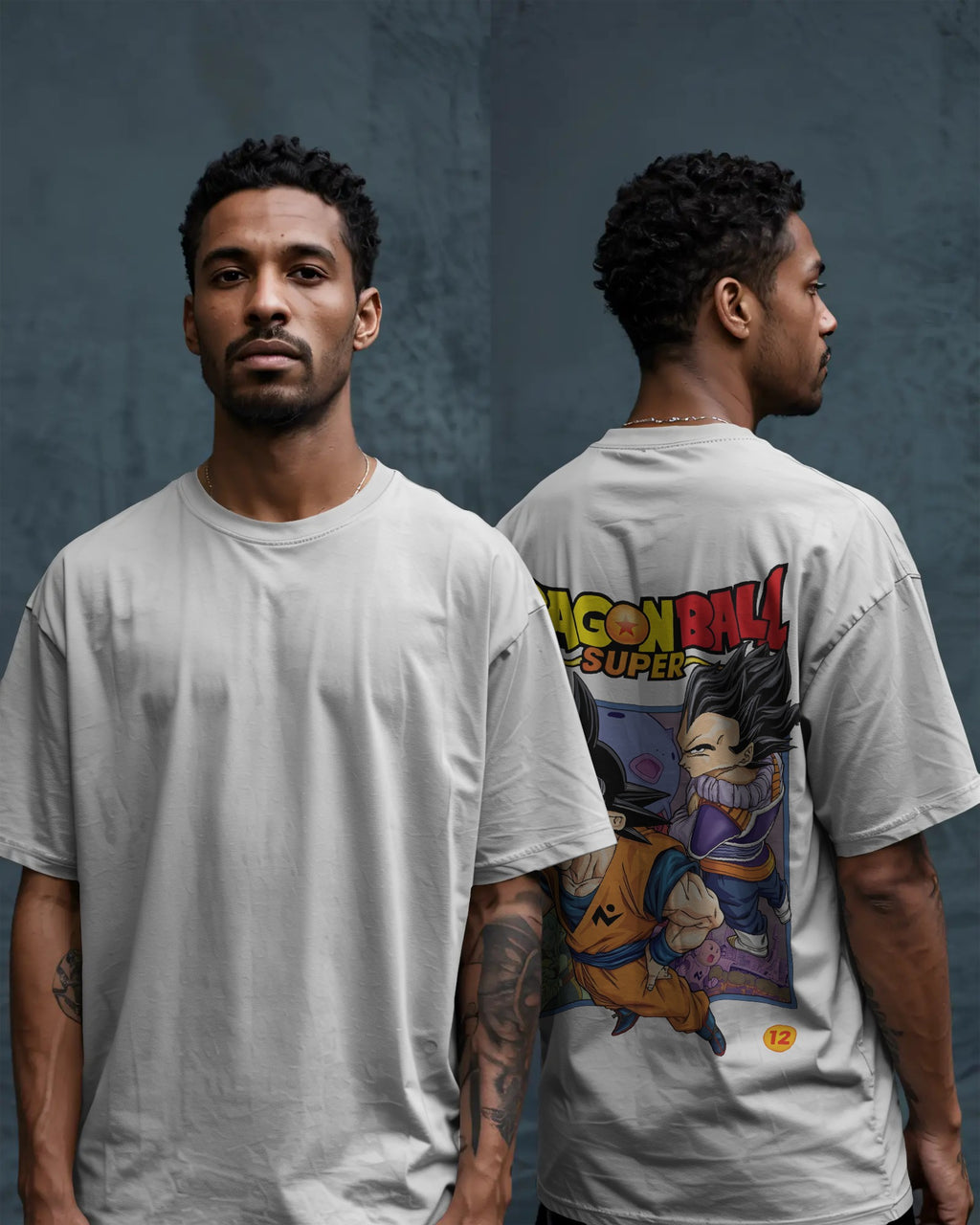 Goku X Vegeta  Unisex Oversized T-Shirt || 260 GSM