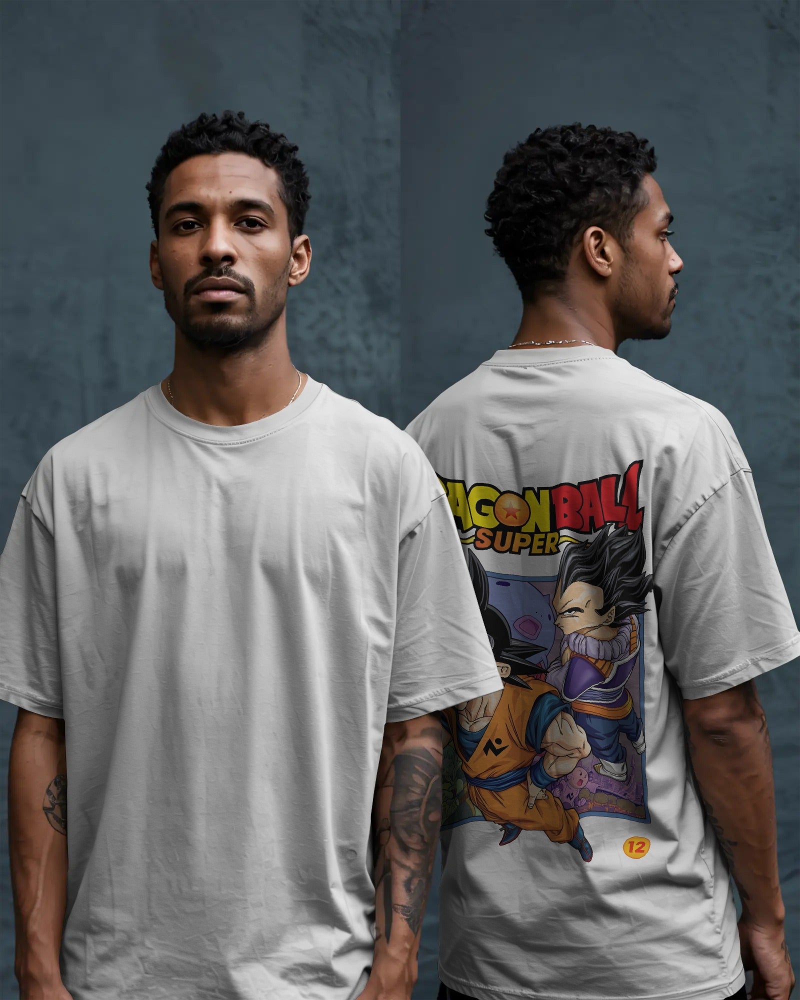 Goku X Vegeta  Unisex Oversized T-Shirt || 260 GSM