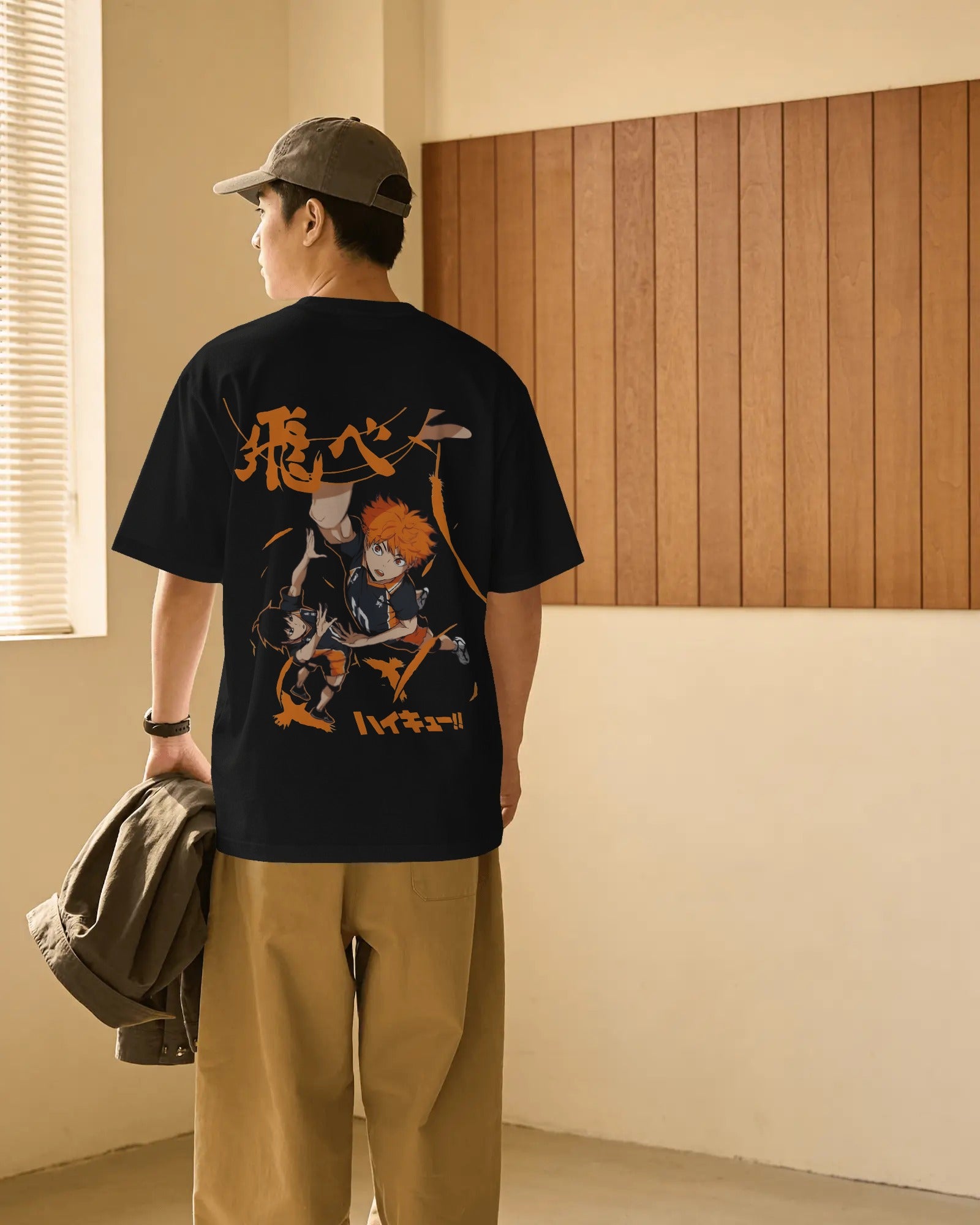 Kageyama X Hinata Unisex Oversized T-Shirt || 260 GSM