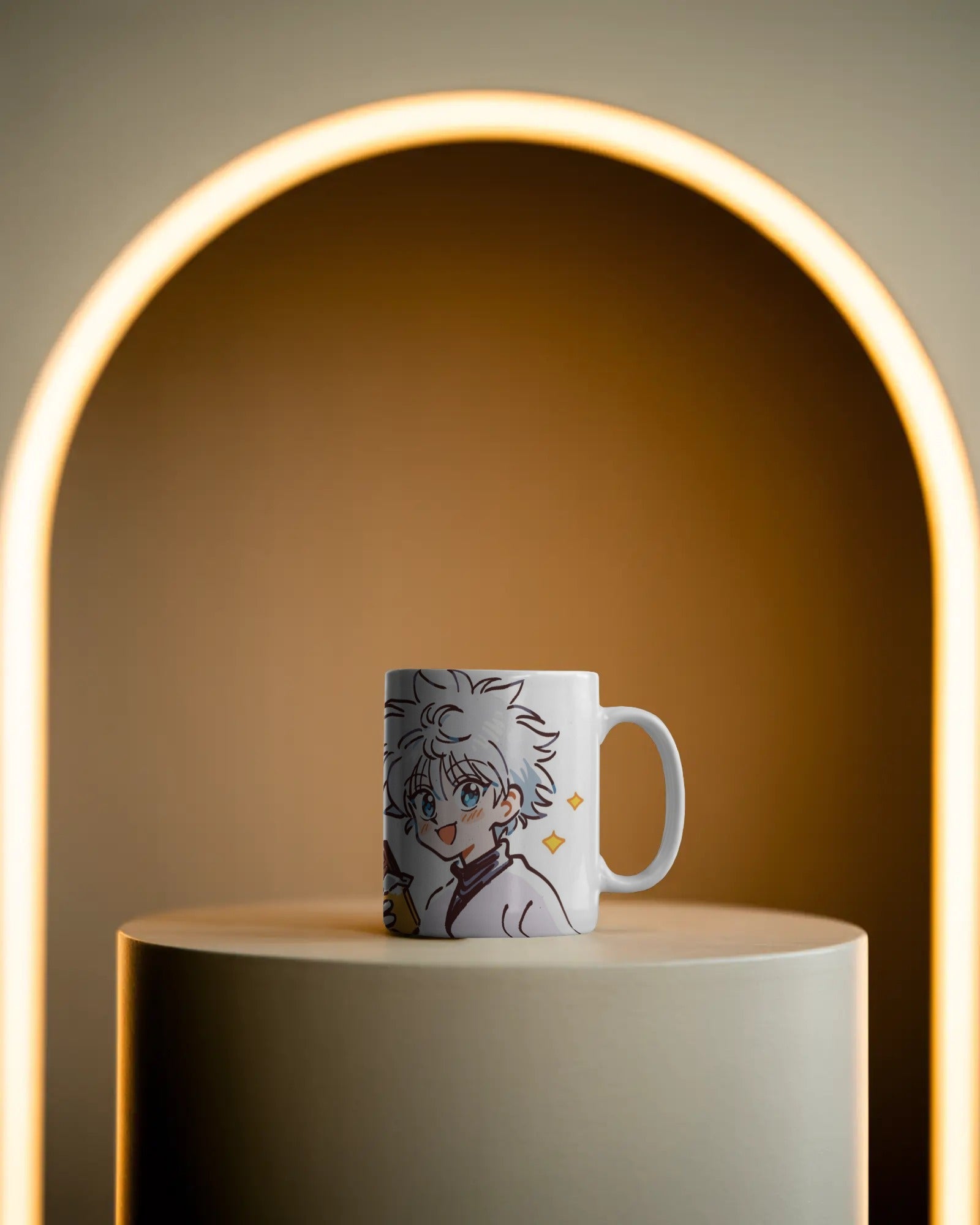 HxH White Coffee Mug