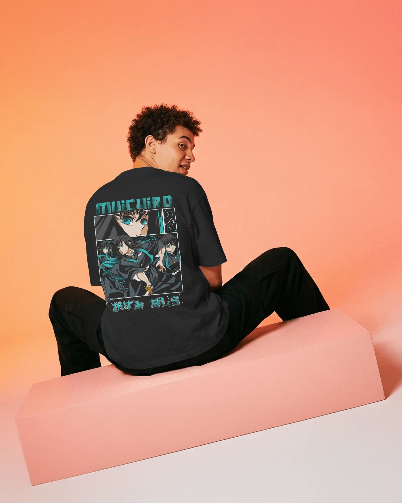 Muichiro Tokito Unisex Oversized T-Shirt || 260 GSM