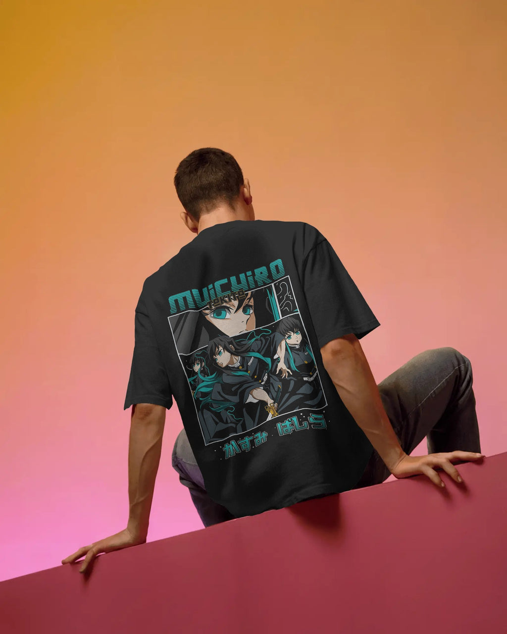 Muichiro Tokito Unisex Oversized T-Shirt || 260 GSM