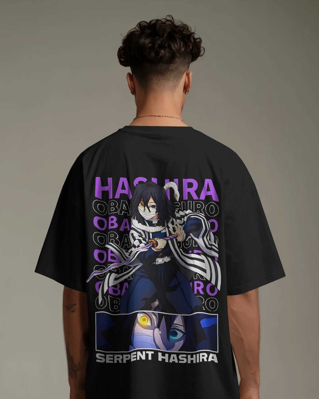 Obanai Unisex Oversized T-Shirt || 260 GSM
