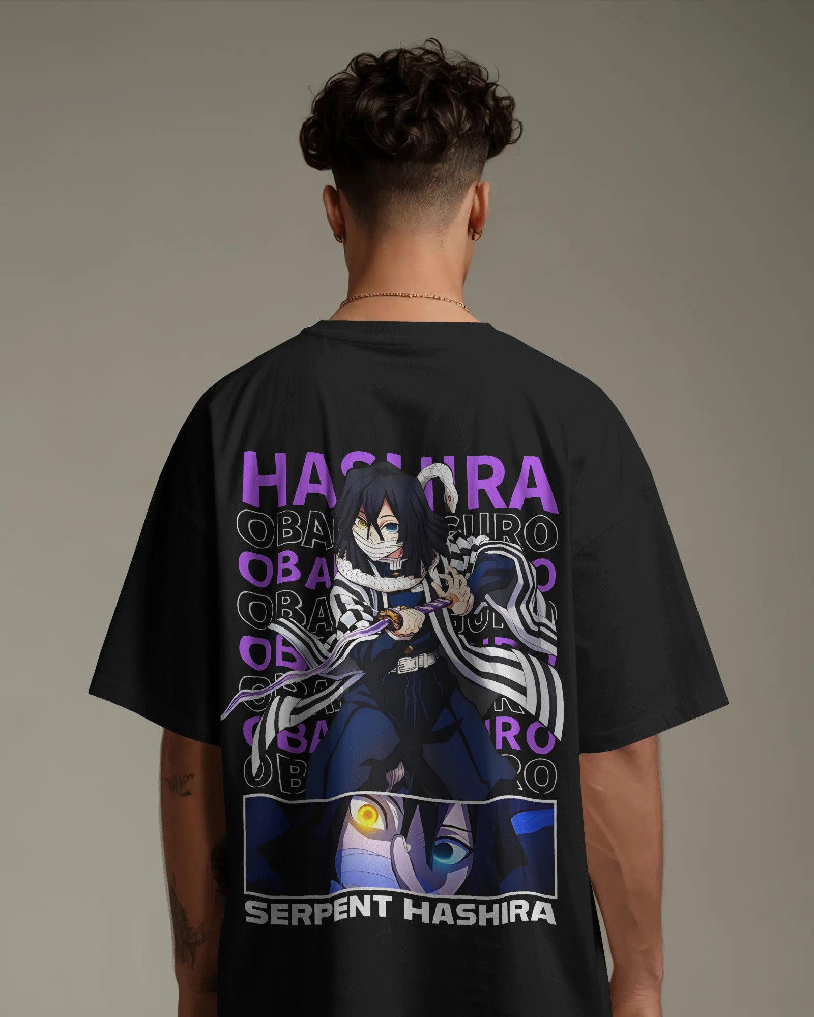 Obanai Unisex Oversized T-Shirt || 260 GSM
