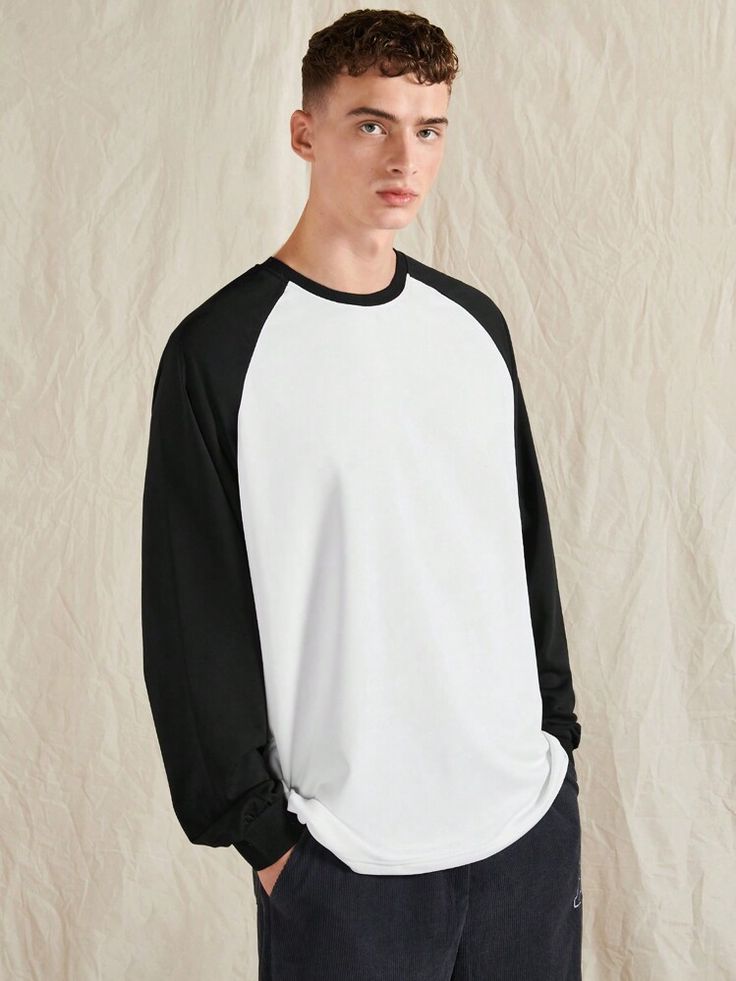 Unisex Black Raglan T-Shirt