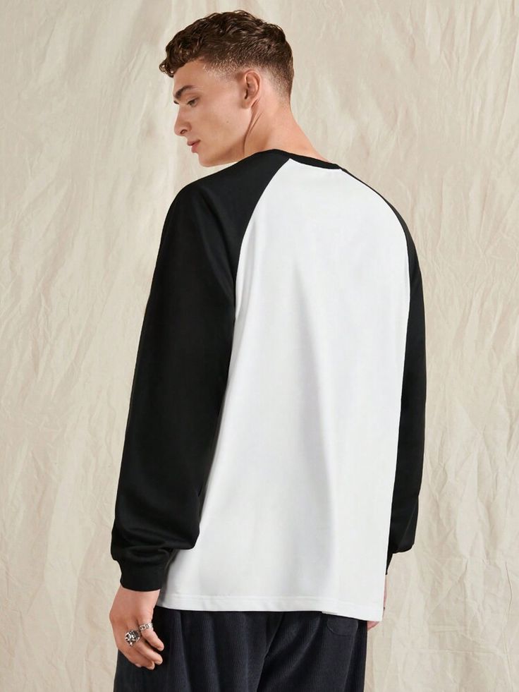Unisex Black Raglan T-Shirt