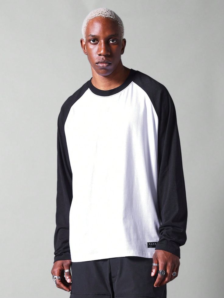 Unisex Black Raglan T-Shirt
