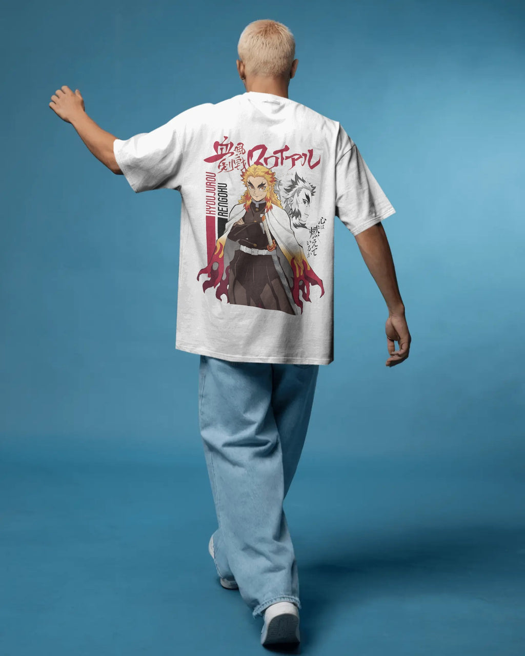 Kyujiro Rengoku Unisex Oversized T-Shirt || 260 GSM