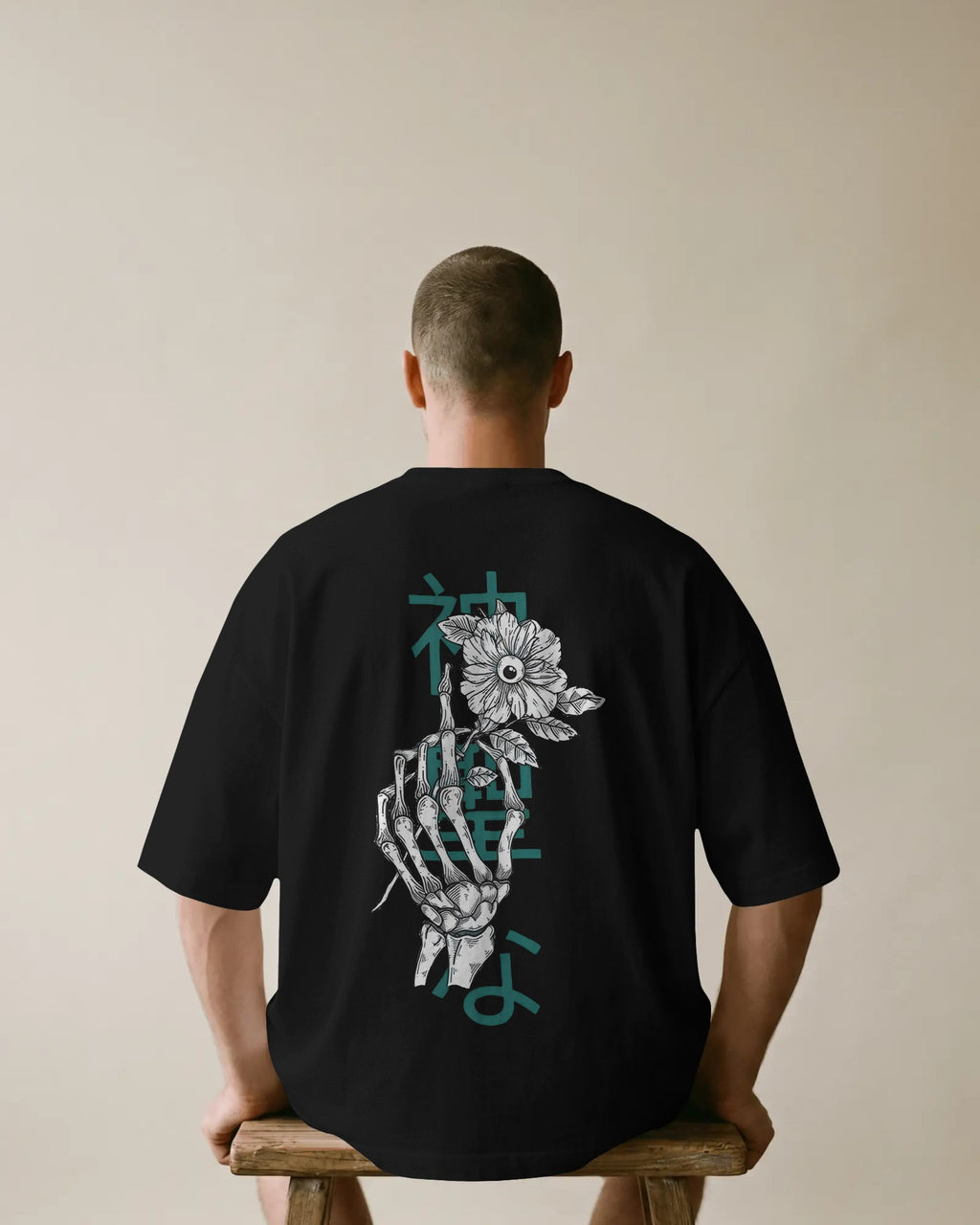 A Japanese Theme Unisex Oversized T-Shirt || 260 GSM