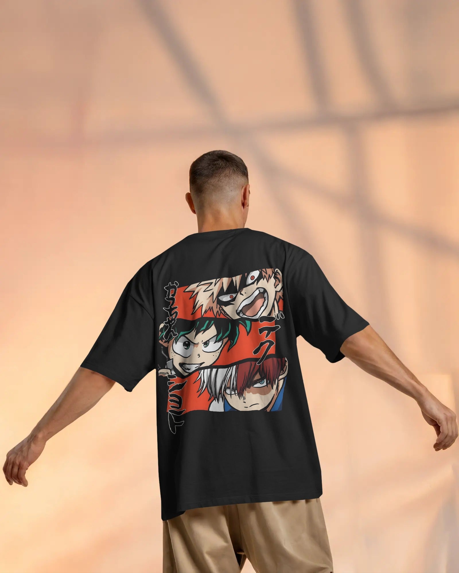 MHA The trio Unisex Oversized T-Shirt || 260 GSM