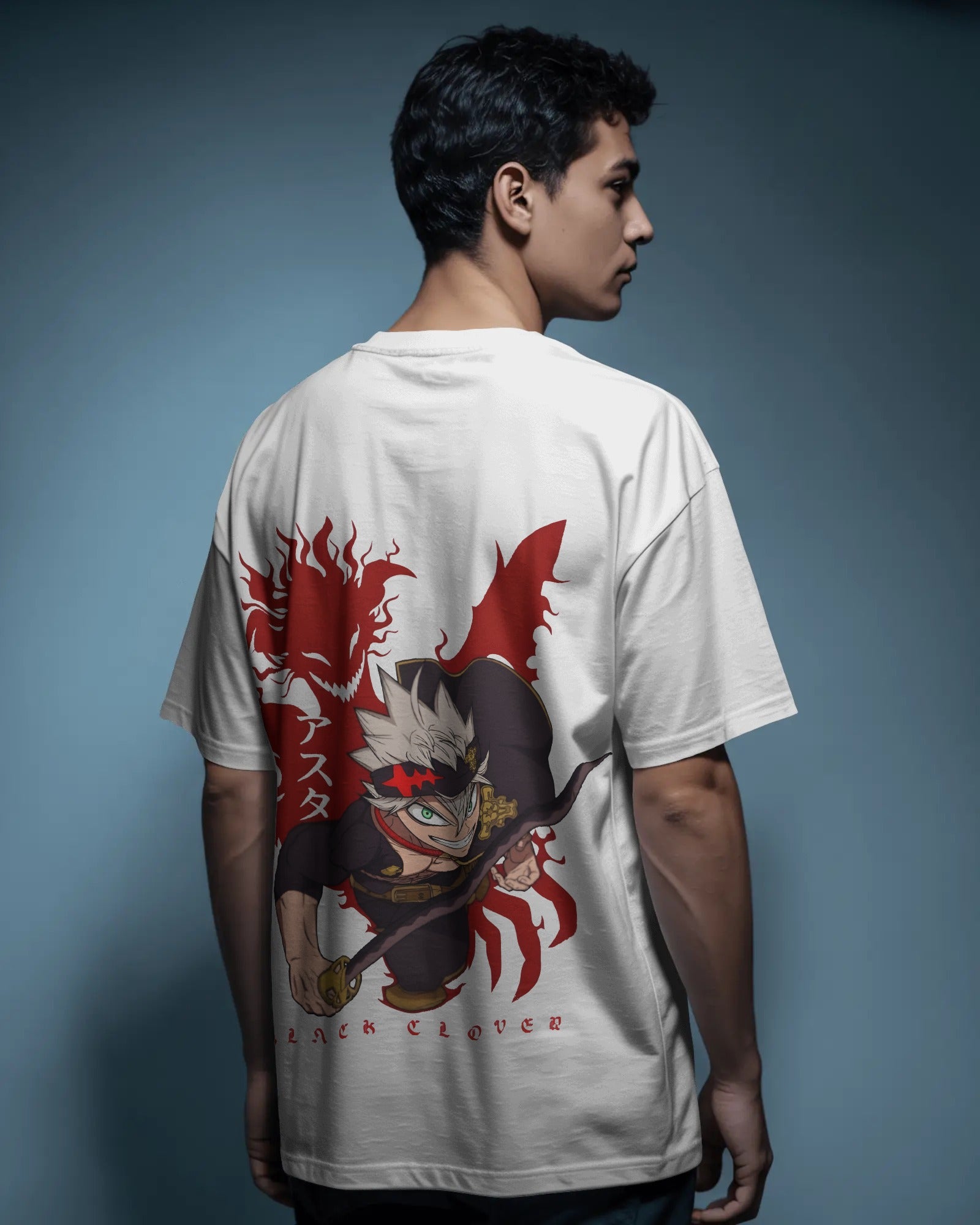 Black Clover Asta Unisex Oversized T-Shirt || 260 GSM