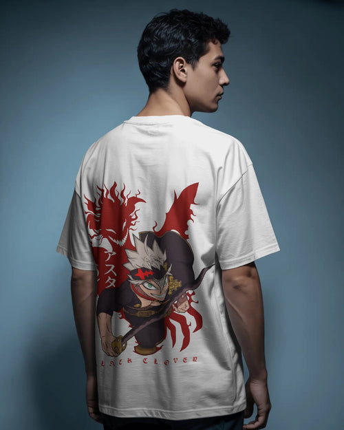 Black Clover Asta Unisex Oversized T-Shirt || 260 GSM
