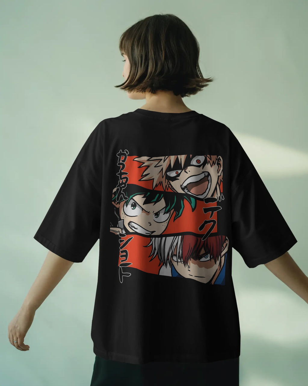 MHA The trio Unisex Oversized T-Shirt || 260 GSM
