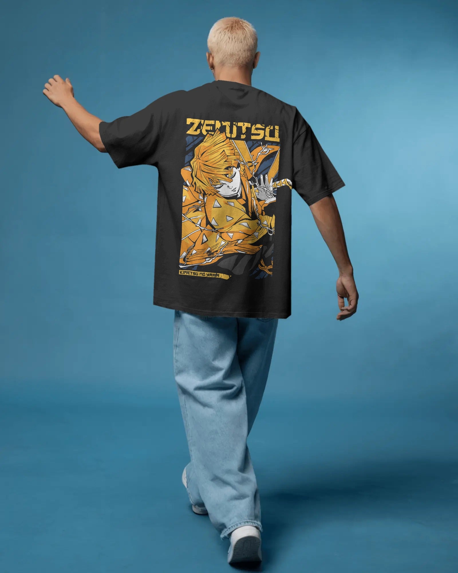 Zenitsu Infinity castle Unisex Oversized T-Shirt || 260 GSM